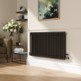 Reggio Russet Horizontal Double Column Traditional Radiator 600x1190mm 4091 BTU - Cast Iron Style