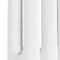 GRADE A2 - Reggio White Horizontal Double Column Traditional Radiator 600x1190mm 4091 BTU - Cast Iron Style