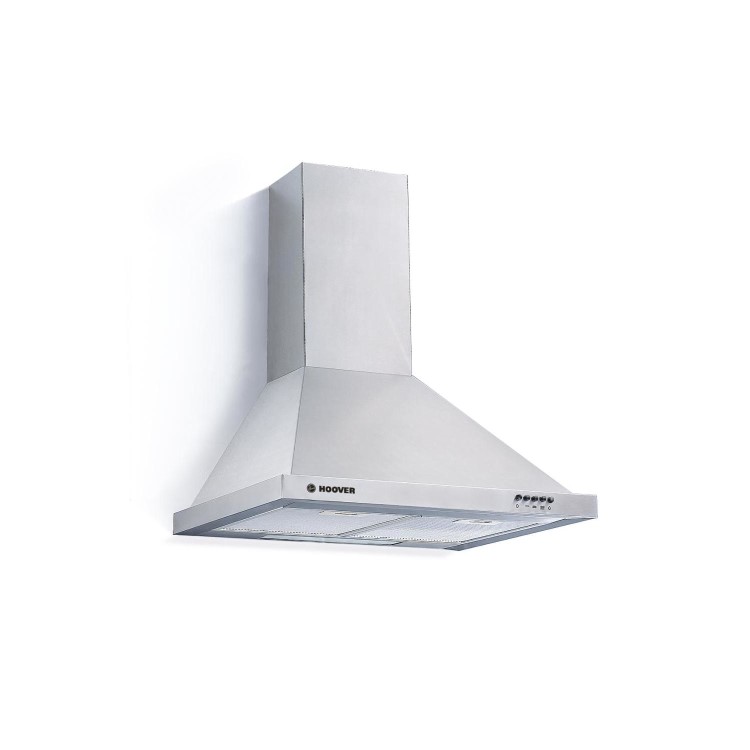 GRADE A2 - Hoover HCE116NX 60cm Chimney Chimney Cooker Hood - Stainless Steel