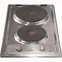 CDA HCE340SS 29cm Domino Two Zone Sealed Plate Hob Stainless Steel CDA HCE340SS 29cm Domino Two Zone Sealed Plate Hob Stainless Steel