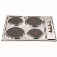 CDA HCE550SS Four Zone Electric Hob in Stainless steel