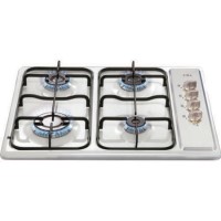 CDA HCG501WH Level 1 Four Burner 60cm Gas Hob in White