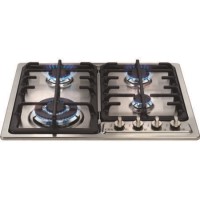 CDA HCG622SS 60cm Four Burner Gas Hob with FSD in Stainless steel