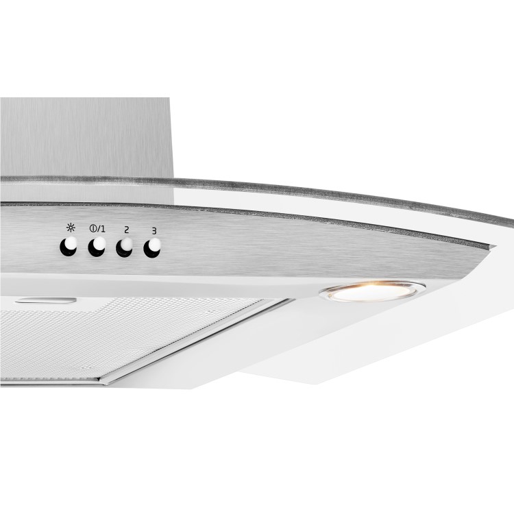 Beko HCG71320X 70cm Chimney Cooker Hood - Stainless Steel
