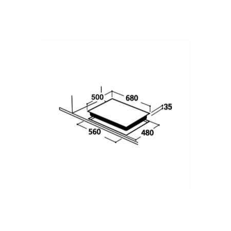 CDA HCG731SS Five Burner Gas Hob with FSD in Stainless steel