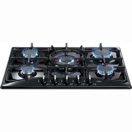 CDA HCG741BL Five Burner Gas Hob with FSD in Black