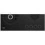 Beko 60cm 4 Burner Gas on Glass Hob - Black