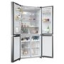 Haier Cube 83 Series 3 467 Litre 4 Door American Fridge Freezer - Silver
