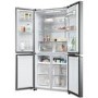 Haier Cube 83 Series 3 467 Litre 4 Door American Fridge Freezer - Silver