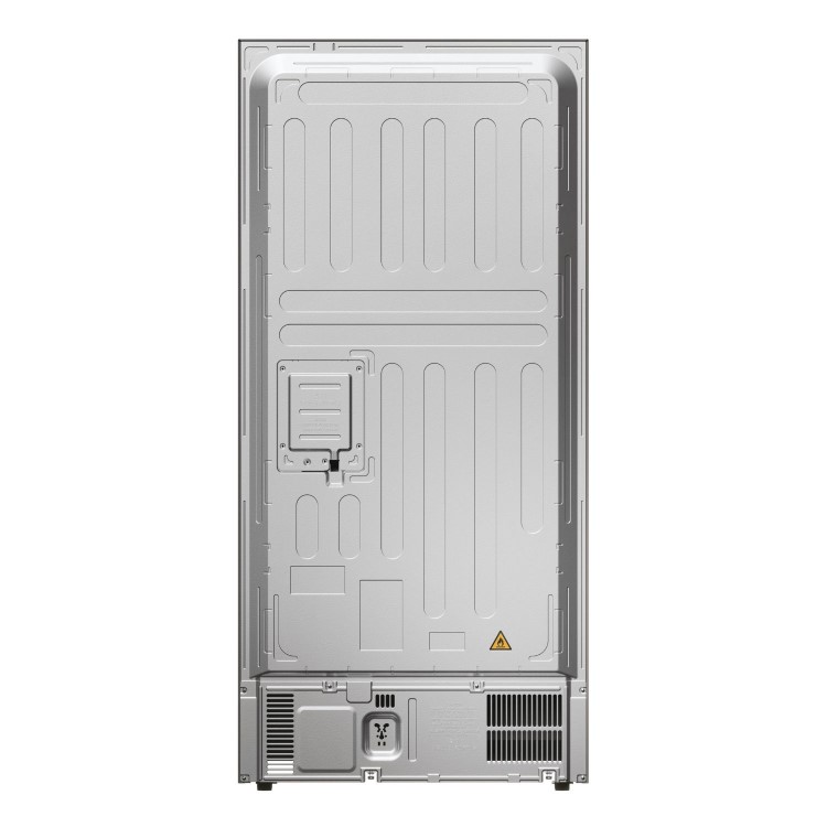 Haier Series 3 467 Litre Side-by-Side American Fridge Freezer - Stainless steel