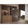 Haier Series 3 467 Litre Side-by-Side American Fridge Freezer - Stainless steel