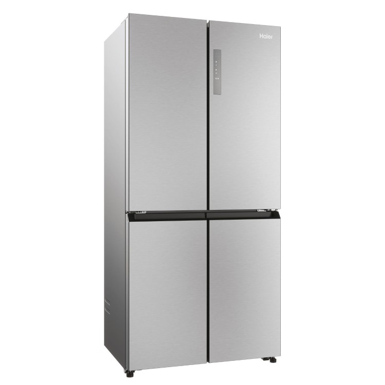 Haier Series 3 467 Litre Side-by-Side American Fridge Freezer - Stainless steel