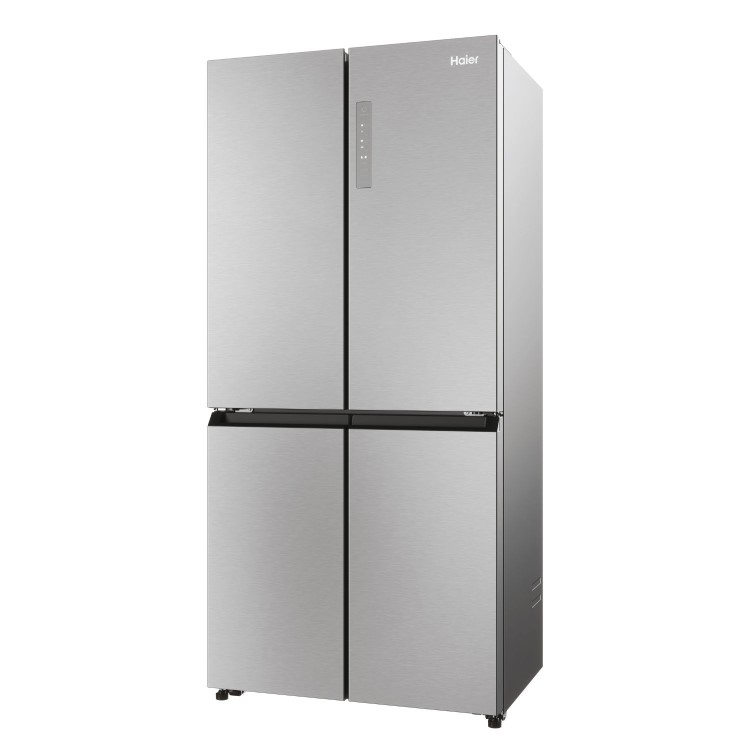 Haier Series 3 467 Litre Side-by-Side American Fridge Freezer - Stainless steel