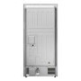 Haier Series 3 463 Litre Four Door American Fridge Freezer - Platinum Inox