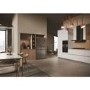 Haier Series 3 463 Litre Four Door American Fridge Freezer - Platinum Inox