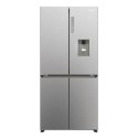 HCR3818EWMM Haier Series 3 463 Litre Four Door American Fridge Freezer - Platinum Inox