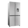 Haier Series 3 463 Litre Four Door American Fridge Freezer - Platinum Inox