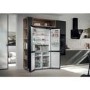 Haier Series 3 250 Litre Side-by-Side American Fridge Freezer -  Black