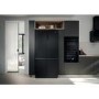 Haier Series 3 250 Litre Side-by-Side American Fridge Freezer -  Black