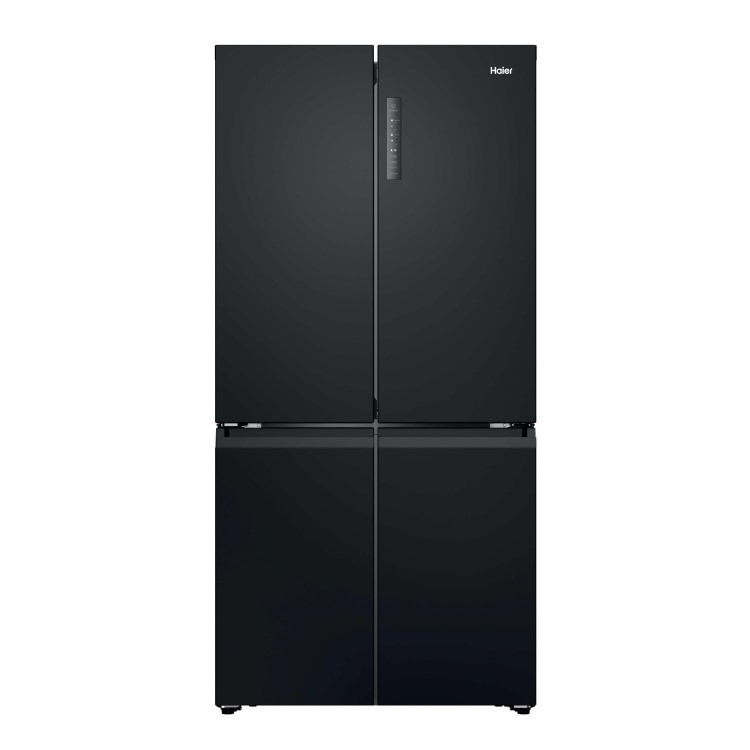 Haier Series 3 250 Litre Side-by-Side American Fridge Freezer -  Black