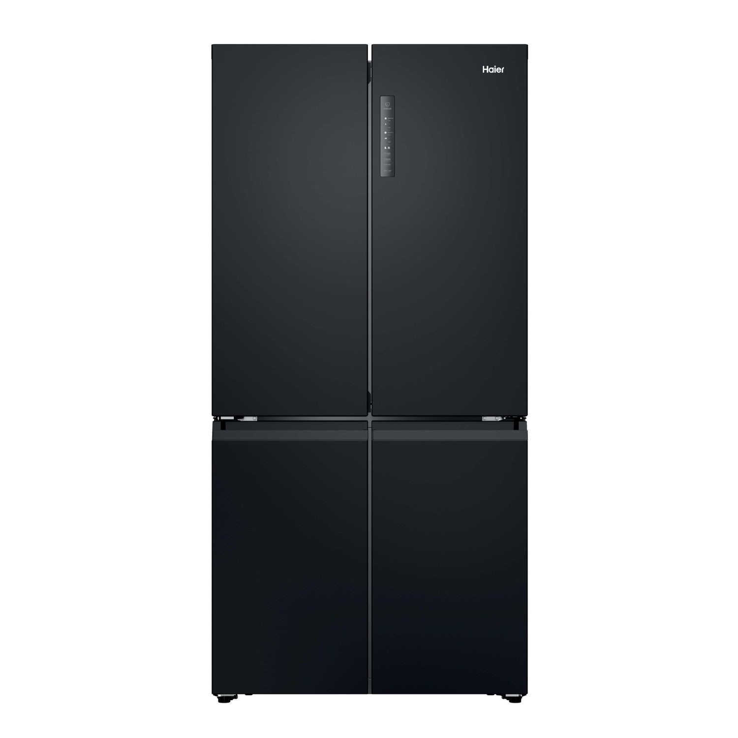 Haier Series 3 250 Litre Four Door American Fridge Freezer - Black