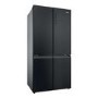 Haier Series 3 250 Litre Side-by-Side American Fridge Freezer -  Black