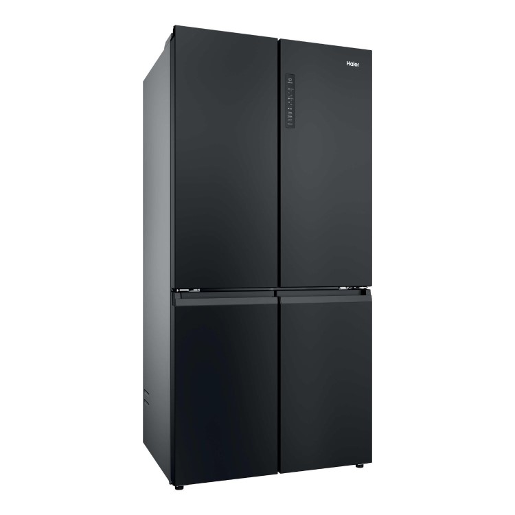 Haier Series 3 250 Litre Side-by-Side American Fridge Freezer -  Black