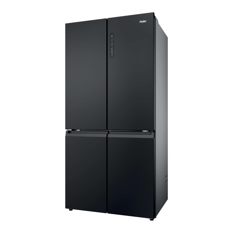 Haier Series 3 250 Litre Side-by-Side American Fridge Freezer -  Black