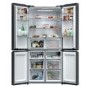 Haier Series 3 250 Litre Side-by-Side American Fridge Freezer -  Black