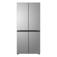 Haier Cube Series 5 523 Litre Four Door American Fridge Freezer - Inox