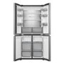 Haier Cube Series 5 523 Litre Four Door American Fridge Freezer - Inox