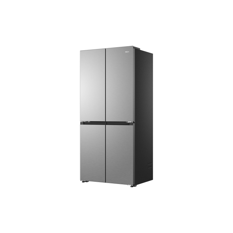 Haier Cube Series 5 523 Litre Four Door American Fridge Freezer - Inox