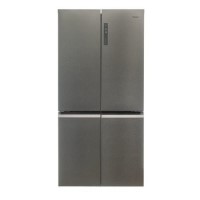 Refurbished Haier Series 5 HCR59F19ENMM Freestanding 643 Litre Frost Free American Fridge Freezer Stainless Steel