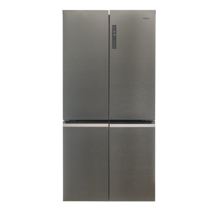 Refurbished Haier Series 5 HCR59F19ENMM Freestanding 643 Litre Frost Free American Fridge Freezer Stainless Steel