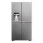 Haier Series 7 601 Litre Side-by-Side American Fridge Freezer -  Stainless steel