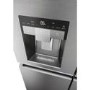 Haier Series 7 601 Litre Side-by-Side American Fridge Freezer -  Stainless steel