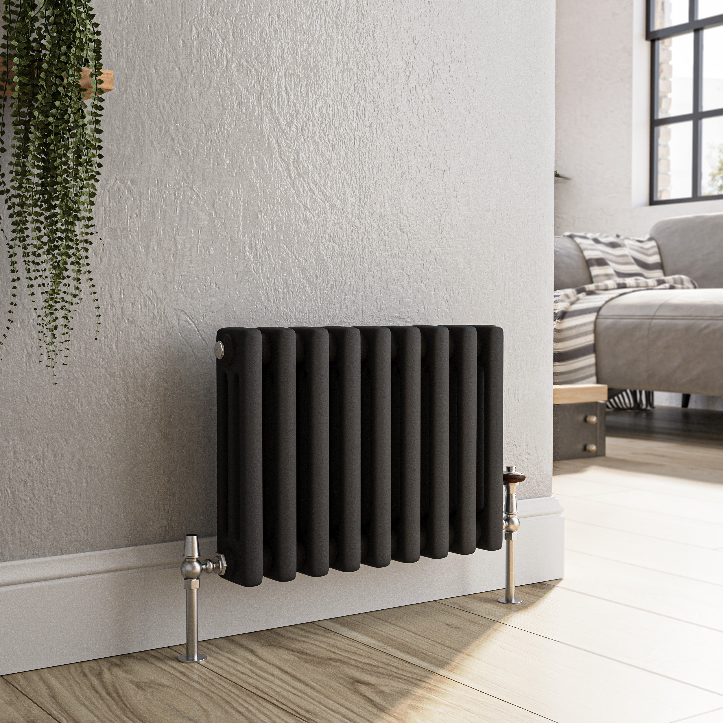 Horizontal Column Radiator Classic Cast Iron Style Various Sizes