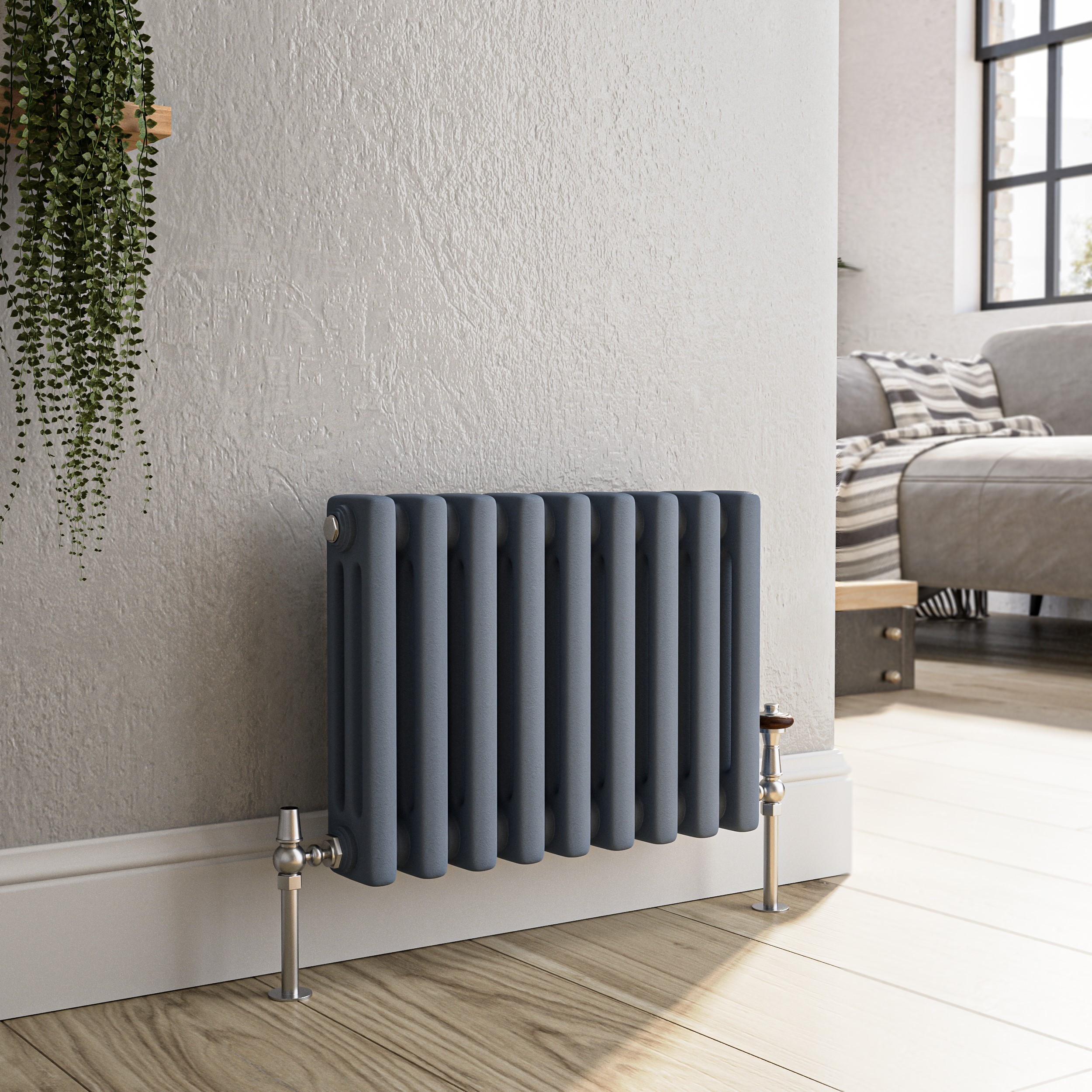 Horizontal Column Radiator Classic Cast Iron Style Various Sizes