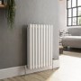 GRADE A1 - Reggio White Horizontal Triple Column Traditional Radiator 600x425mm 1790 BTU - Cast Iron Style