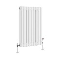 GRADE A1 - Reggio White Horizontal Triple Column Traditional Radiator 600x425mm 1790 BTU - Cast Iron Style