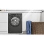 Refurbished Candy Ultra HCU1492DBBE/1-80 Freestanding 9KG 1400 Spin Washing Machine Black