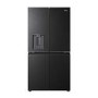 Haier Cube Series 7 700 Litre Four Door American Fridge Freezer - Black
