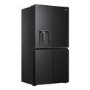 Haier Cube Series 7 700 Litre Four Door American Fridge Freezer - Black
