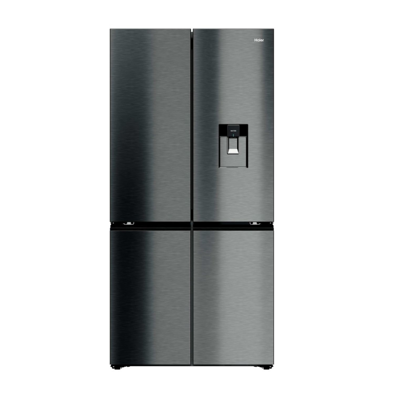 Haier Cube Series 7 679 Litre Four Door American Fridge Freezer Black 34006016