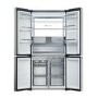 Haier Cube Series 7 679 Litre Four Door American Fridge Freezer - Black