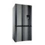 Haier Cube Series 7 679 Litre Four Door American Fridge Freezer - Black