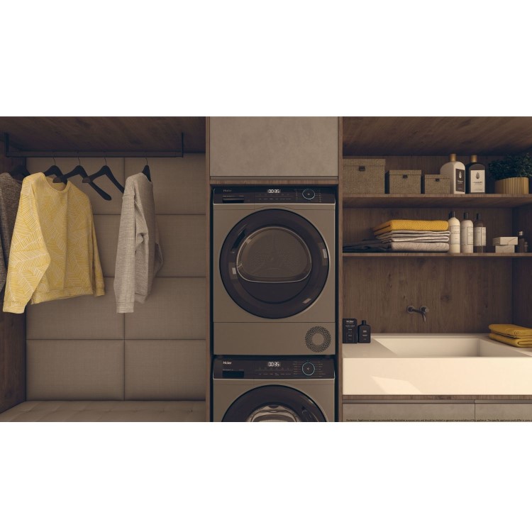 Haier 939 Series 3 10kg Heat Pump Tumble Dryer - Graphite