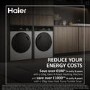 Refurbished Haier 939 iPro Series 3 HD100-A2939S Freestanding Heat Pump 10KG Tumble Dryer Graphite