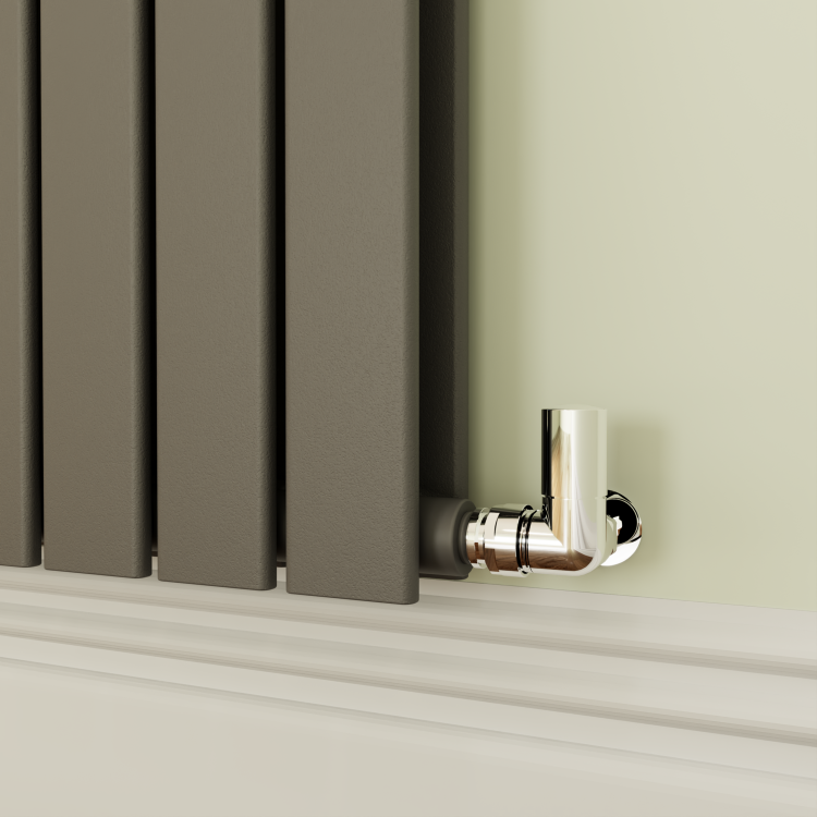 Riace Anthracite Horizontal Flat Designer Radiator 800x748mm Double Panel 2827 BTU