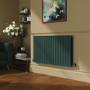 Riace Evergreen Horizontal Flat Designer Radiator 600x1156mm Double Panel 4370 BTU